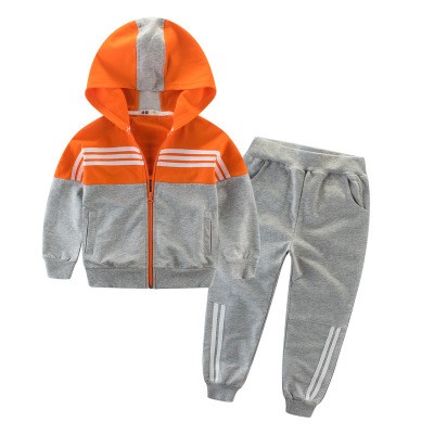 Children Clothing Sports Suit For Girls Hooded Outwears Long Sleeve Boys Clothing Set Tracksuit