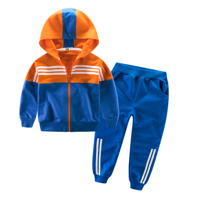 Children Clothing Sports Suit For Girls Hooded Outwears Long Sleeve Boys Clothing Set Tracksuit