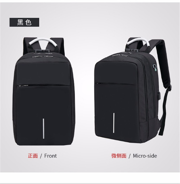 High quality Men Women Casual Backpack Laptop Notebook Backpack USB Charging Travel School Shoulder Bag