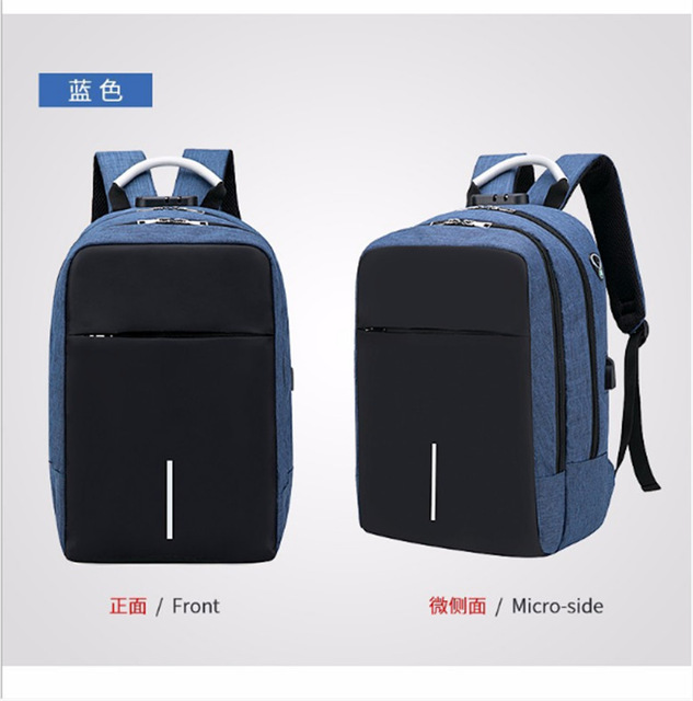 High quality Men Women Casual Backpack Laptop Notebook Backpack USB Charging Travel School Shoulder Bag