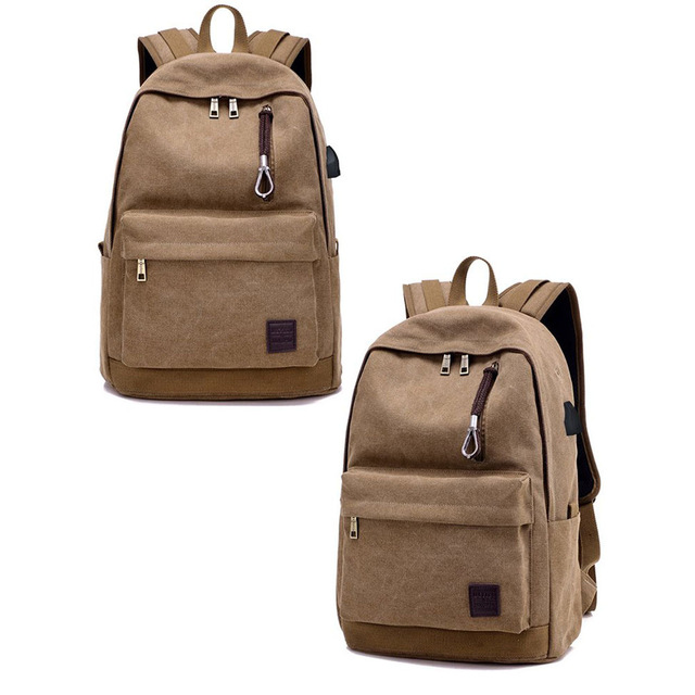 High quality Men Women Canvas Backpack Preppy Style School Bags for Teenage Girls Boys Student Laptop Bag