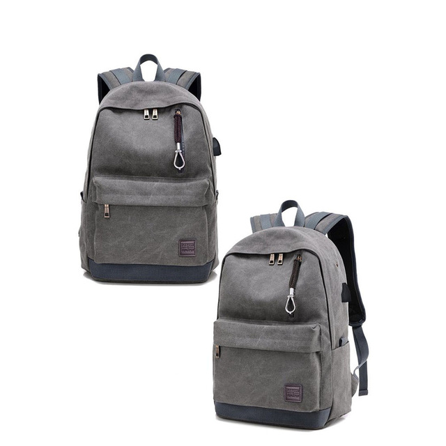 High quality Men Women Canvas Backpack Preppy Style School Bags for Teenage Girls Boys Student Laptop Bag
