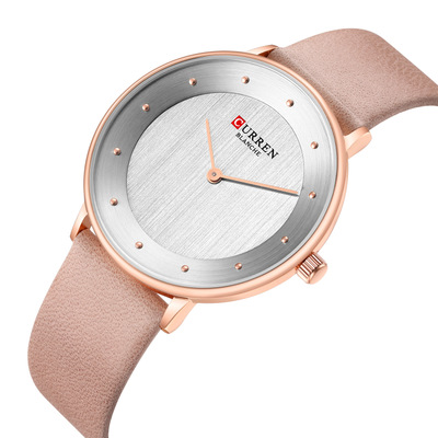 2021 High quality CURREN Watches For Women Ladies Dress Quartz Genuine Leather Wrist Watch Simple Classic Female Clock