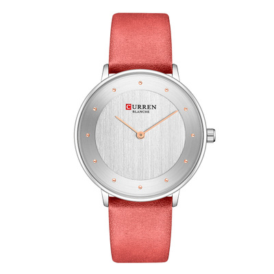 2021 High quality CURREN Watches For Women Ladies Dress Quartz Genuine Leather Wrist Watch Simple Classic Female Clock