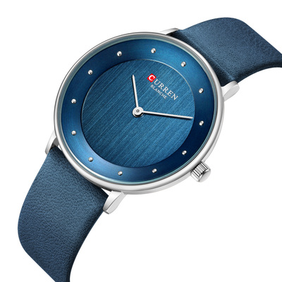 2021 High quality CURREN Watches For Women Ladies Dress Quartz Genuine Leather Wrist Watch Simple Classic Female Clock