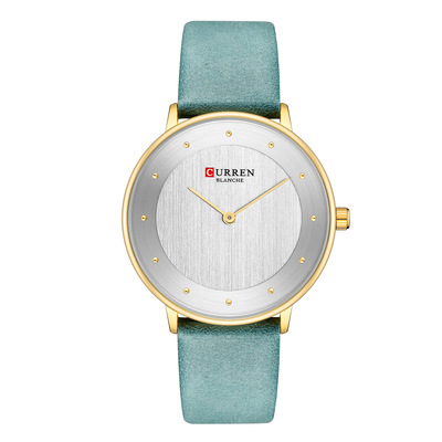 2021 High quality CURREN Watches For Women Ladies Dress Quartz Genuine Leather Wrist Watch Simple Classic Female Clock