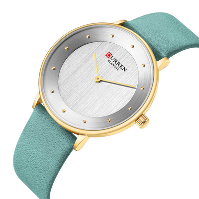2021 High quality CURREN Watches For Women Ladies Dress Quartz Genuine Leather Wrist Watch Simple Classic Female Clock