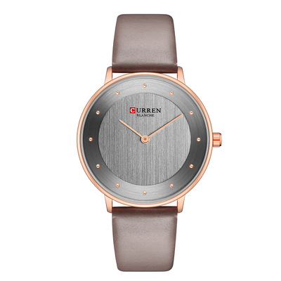 2021 High quality CURREN Watches For Women Ladies Dress Quartz Genuine Leather Wrist Watch Simple Classic Female Clock