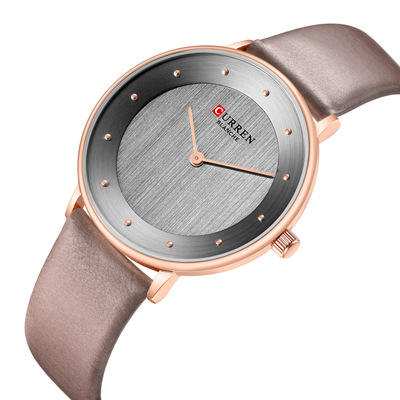 2021 High quality CURREN Watches For Women Ladies Dress Quartz Genuine Leather Wrist Watch Simple Classic Female Clock