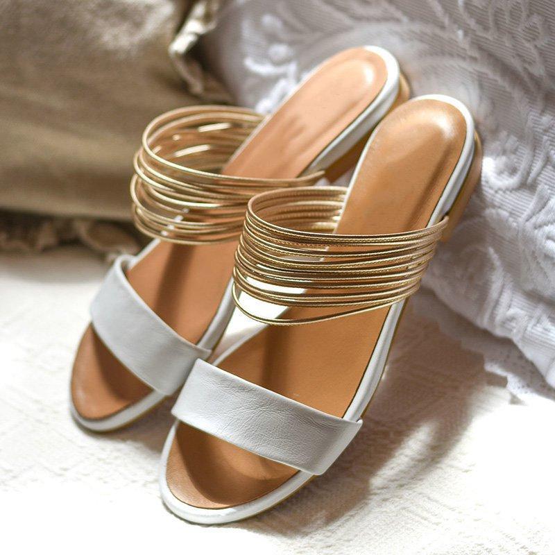 High quality Women Rome Sandals Summer Hot Retro Wedges Gladiator Non-slip Slippers Ladies Party shoes