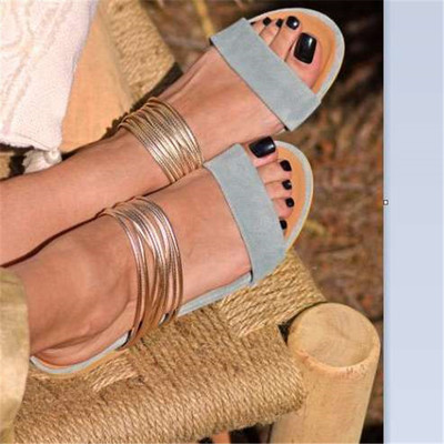 High quality Women Rome Sandals Summer Hot Retro Wedges Gladiator Non-slip Slippers Ladies Party shoes