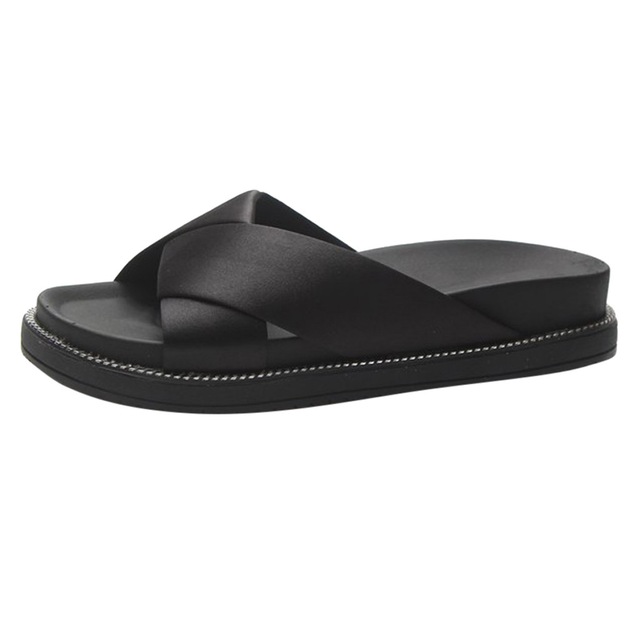2021 High quality Shoes Woman Slippers Zapatos De Mujer Luxury Brand Flat Flip-flops Beach Shoes Summer