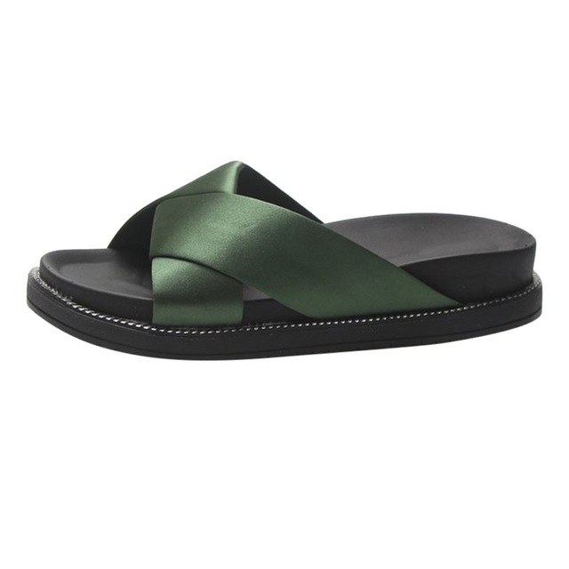 2021 High quality Shoes Woman Slippers Zapatos De Mujer Luxury Brand Flat Flip-flops Beach Shoes Summer