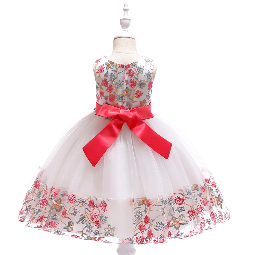 Baby Children Girl Dress Kids Ceremonies Party Dresses Princess Wedding Gown Christmas Dress