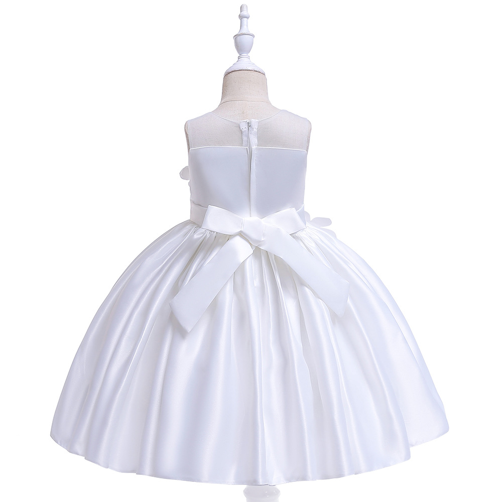 2021 High quality Flower Toddler Baby Girl Infant Princess Dress Baby Girl Wedding Dress Lace Tutu Kids Party