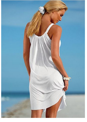 2021 High quality Summer Beach Dress Boho Strap Loose Sexy Vest Dress Women Sleeveless Sundress Casual Plus Size