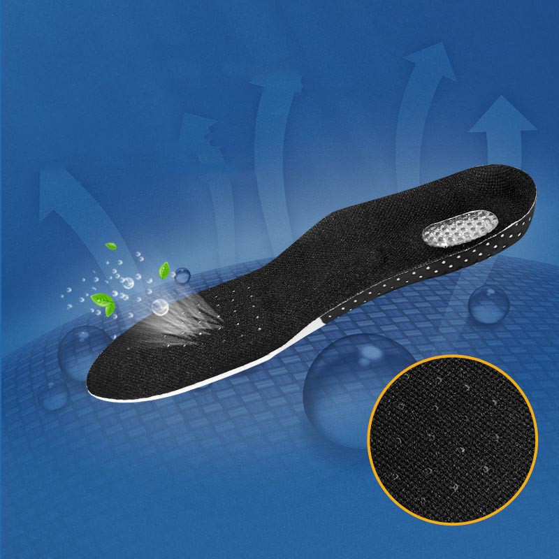 2021 High quality 10 pair Sports Insoles Men's Silicone Shock Absorbent Military Training Insoles Deodorant Shoe Care