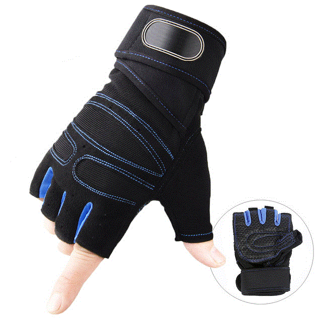 High quality Zacro Gym Gloves Fitness Weight Lifting Gloves Body Building Training Sports Exercise Sport Workout Glove for Men Women M/L/XL