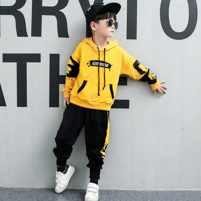 2021 High quality Toddler Boys Clothing Set Tracksuit Children Baby Girls Clothing Set Casual Sports Suits Boys Hoodie