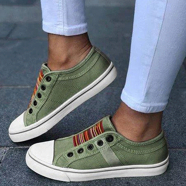High quality Low-cut Trainers Canvas Flat Shoes Women Casual Vulcanize Shoes  New Women Summer Autumn Sneakers