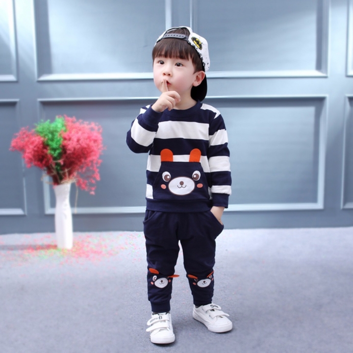 High quality Bear Kids Clothes Baby Clothing Set Toddler Boy Boutique Kids Costume suits