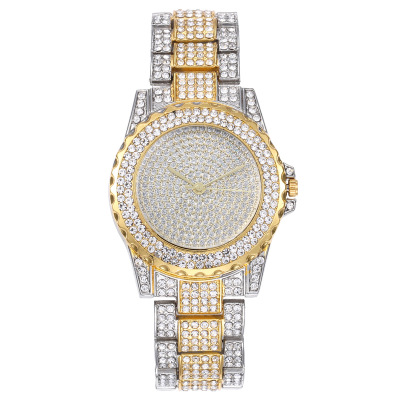 High quality High-Grade Women Bangle Watch Sky Stars Full Diamond Pearl Chain Watches Lady Business Clock