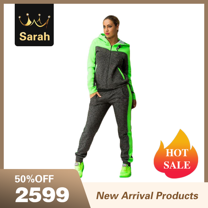 2021 High quality Patchwork Top Oversized Tracksuit Women Hoodies Sweatshirts Sportswear Sweatsuit