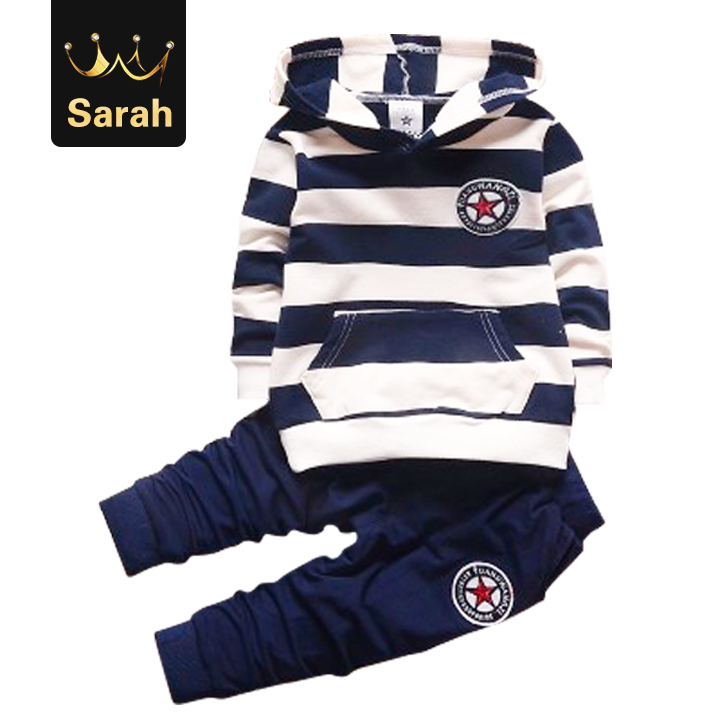High quality Boys Clothing Sets Long sleeve hoodies kids suits clothing sets children clothes