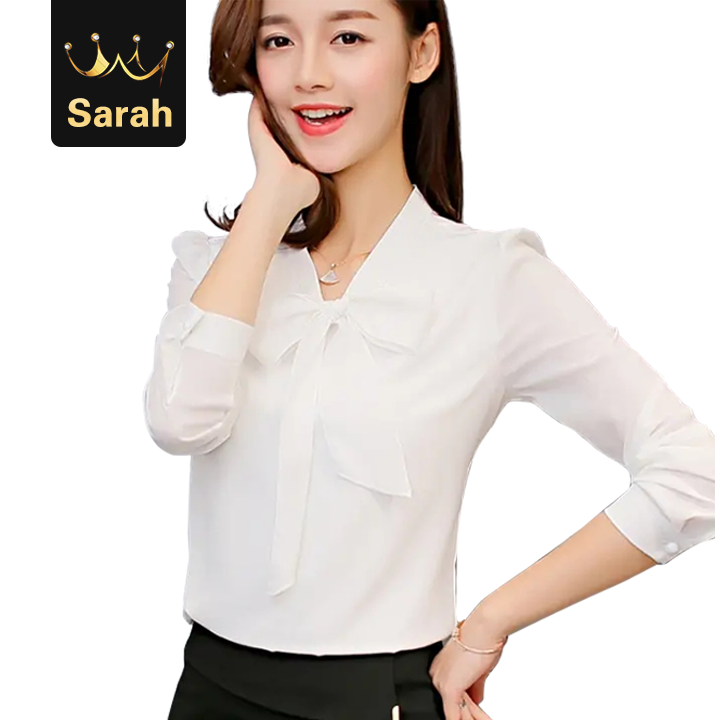 High quality Spring Casual Chiffon Blouse Shirt Office Women Shirt Chiffon Women Tops