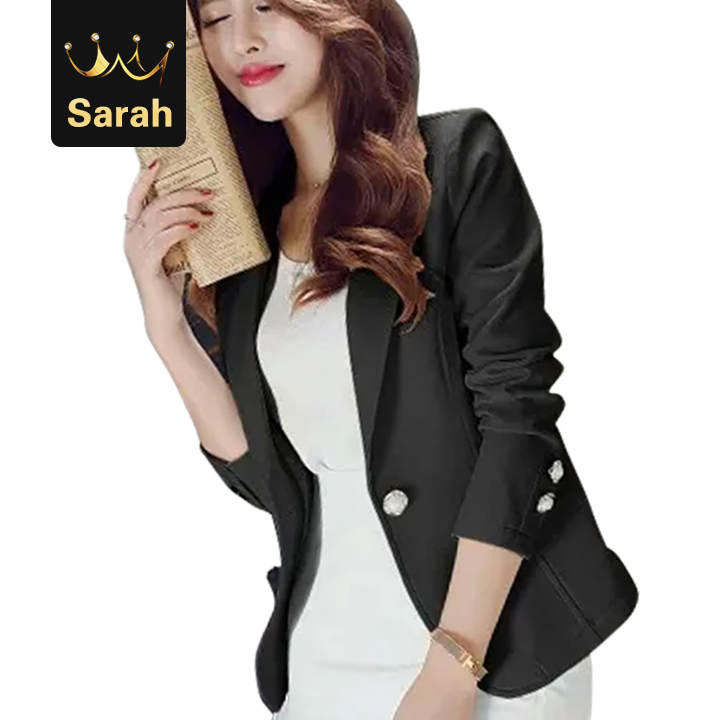 High quality Women Jackets Long Sleeves Office Lady Single Button Women Suit Jacket Blazer