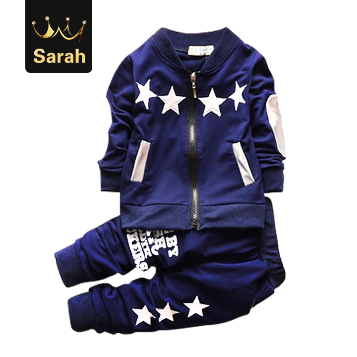 High quality Autumn Baby Clothing Sets Children Long Sleeve Tracksuits boys Sport Suits