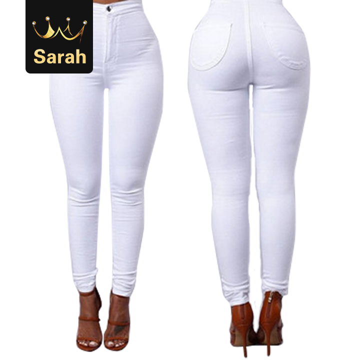 2021 High quality Leggings thin section high waist stretch pencil pants tight candy color jeans