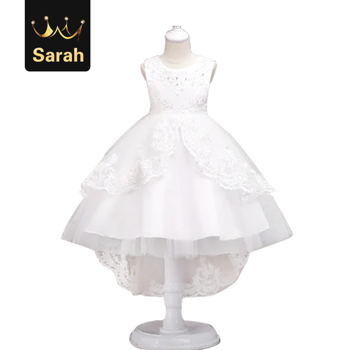 High quality Girls Princess Flowers Ball Gown Weddings Dress Party Kids Clothes Girls Dresses
