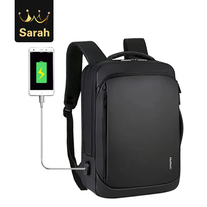 2021 High quality Laptop Mens Backpacks Business Notebook Mochila Waterproof USB Charging Bags