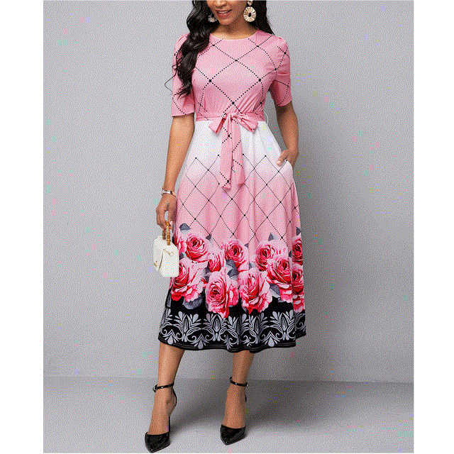 High quality Summer Autumn Dress Women  Elegant Sexy Floral Print Banquet Long Party Dress Casual Plus Size Slim Ball Gown Maxi Dresses