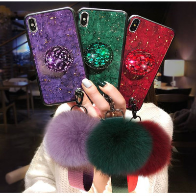 2021 High quality Luxury Gold Sequins Marble Case For Samsung S11 S9 Plus S10 Note 10 A50Foil Glitter Back Phone Cover