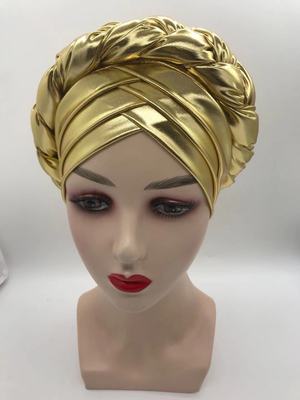 High quality Female turban caps wear headscarf bonnet arab head wraps Women braid turbans auto gele headties
