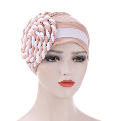 High quality Female turban caps wear headscarf bonnet arab head wraps Women braid turbans headties