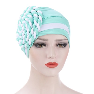 High quality Female turban caps wear headscarf bonnet arab head wraps Women braid turbans headties