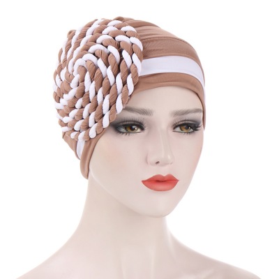 High quality Female turban caps wear headscarf bonnet arab head wraps Women braid turbans headties