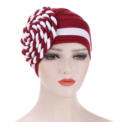 High quality Female turban caps wear headscarf bonnet arab head wraps Women braid turbans headties