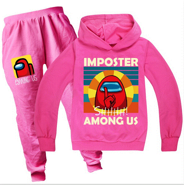 2021 High quality Kids Boys Girls Spring Clothes Sets Cartoon Tracksuit Long Sleeve Hoodies Pants Sweatshirt Outfits
