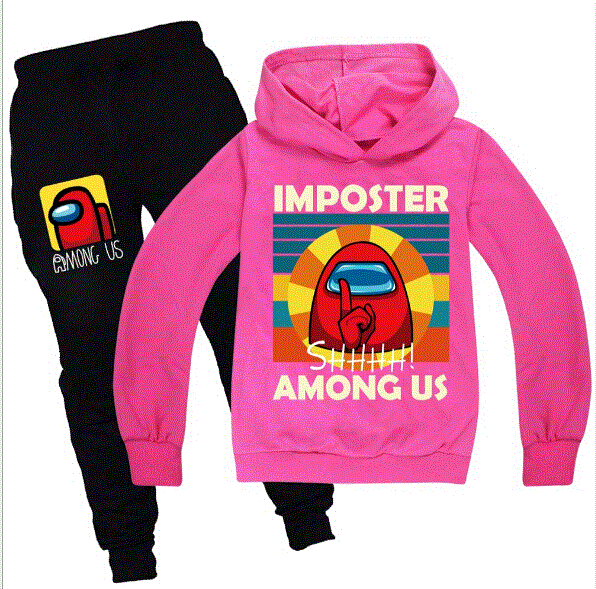 2021 High quality Kids Boys Girls Spring Clothes Sets Cartoon Tracksuit Long Sleeve Hoodies Pants Sweatshirt Outfits