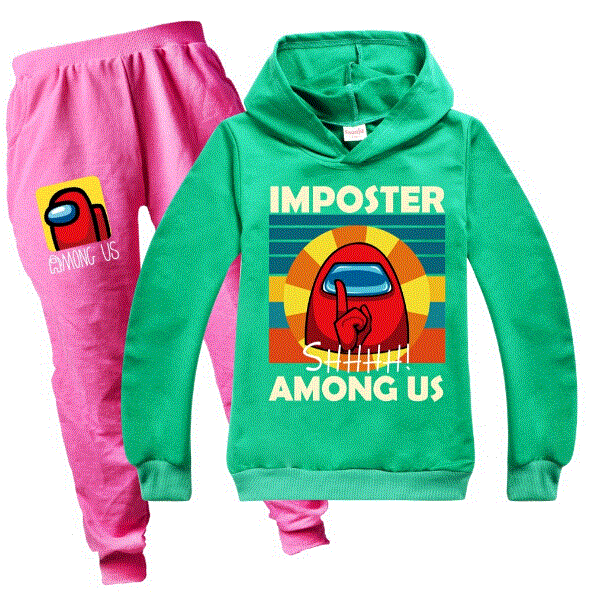 2021 High quality Kids Boys Girls Spring Clothes Sets Cartoon Tracksuit Long Sleeve Hoodies Pants Sweatshirt Outfits