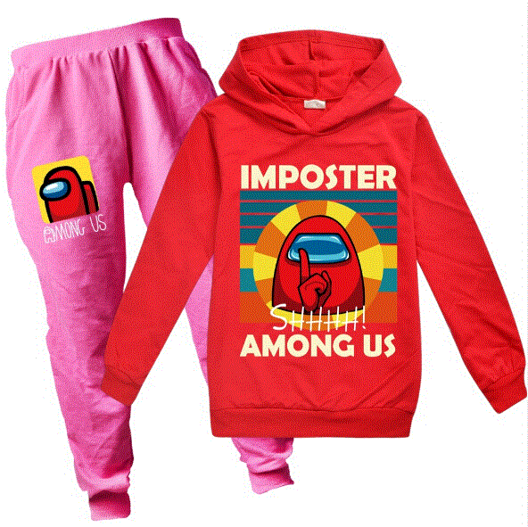 2021 High quality Kids Boys Girls Spring Clothes Sets Cartoon Tracksuit Long Sleeve Hoodies Pants Sweatshirt Outfits
