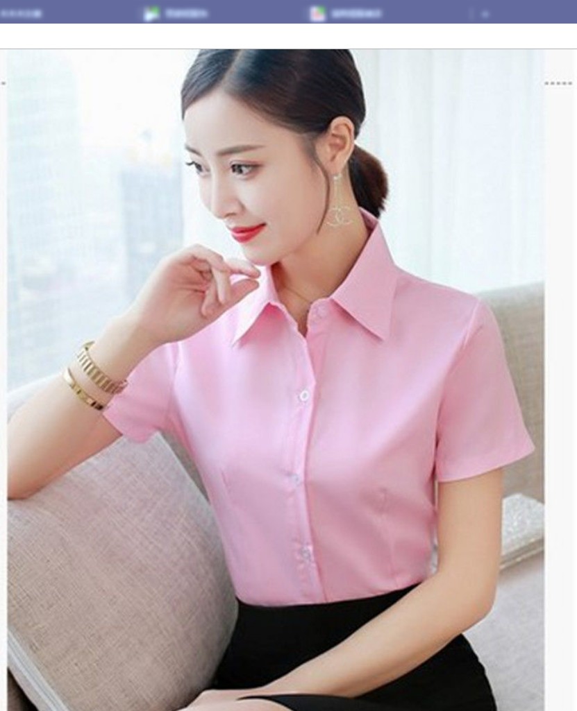 High quality Summer Chiffon Blouse Women Shirts Long Sleeve Turn Down Collar Ladies Shirt