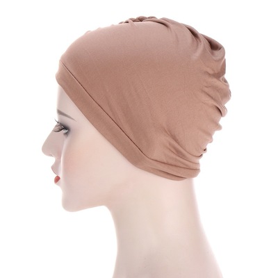 High quality Female turban caps wear headscarf bonnet arab head wraps Women braid turbans headties