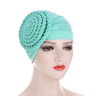 High quality Female turban caps wear headscarf bonnet arab head wraps Women braid turbans headties