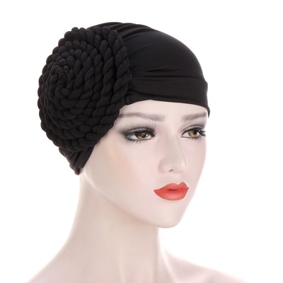 High quality Female turban caps wear headscarf bonnet arab head wraps Women braid turbans headties