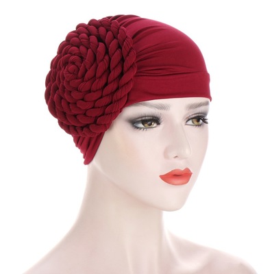 High quality Female turban caps wear headscarf bonnet arab head wraps Women braid turbans headties